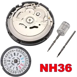 Hela automatisk mekanisk rörelse med hög noggrannhet för armbandsurlindning NH35 NH36 Watch Day Date Set Reparationsverktyg Kits294B