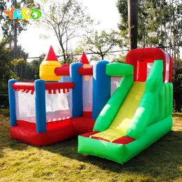 Patio de patio inflable gigante gigante hinchable castillo para niños juegos de fiesta323a