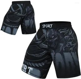 Herrshorts Anpassning MMA förlorar lätta stammar för kickboxningsträning som kämpar Muay Thai BJJ Grappling Combat