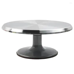 Bakeware Tools Aluminium Alloy Revolving Cake Stand 12 Inch Rotating Turntable For Cupcake Decorating Supplies Bake Tool