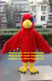Plush Red Eagle Hawk Mascot Costume Tiercel Falcon Vulture Adult Cartoon