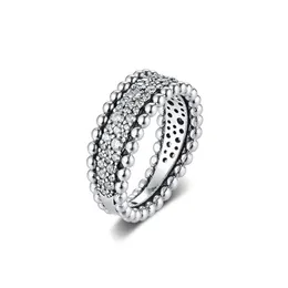 Clusterringen CKK SILVER 925 Sieraden Garned Pave Band Ring For Women Fashion Gift Original Sterling261A