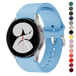 Strap For Samsung Galaxy Watch 4 40mm 44mm smartwatch Silicone Sport correa Bracelet