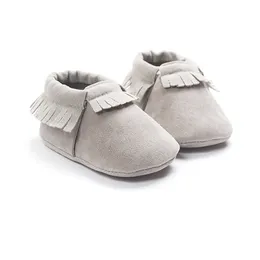 First Walkers Baywell PU-Wildleder geborene Baby-Mokassins-Schuhe mit weicher Sohle und rutschfestem Krippen-Walker 221107