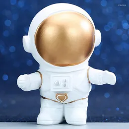 Innendekorationen Autodekoration Puppe Astronaut Harz Spielzeug Gold Silber Mode Ornamente Zubehör für Mädchen Mans Geschenke