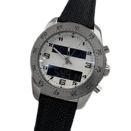 Relógios de designer masculino do Men Luxury Wrist Watch Designers Dual Hora Watch Ponteiro Eletrônico Display Montre de Luxe Wristwat279o