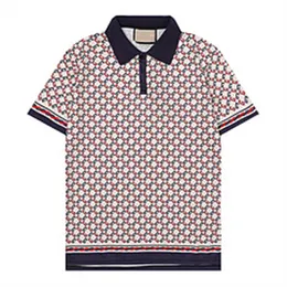 Plus 3XL Size Multi Embroidery Polo Shirts Man Fashion Design Ribbed Sleeves Split Hem Stretch Polos Top Male