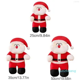 Pillow Christmas Santa Claus Plush Toy Decorations For Home Ornament Festival Birthday 2023