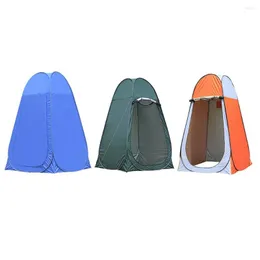Tält och skydd upp duschtält utomhus camping toalett chang rum med bärande väska rörande badrum integritetsskydd