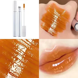 Lip Gloss Bee Baby Shower Clear Wave Mirror Glaze Lipstick Glass Color Developing Moisturizing Film Non Whitening