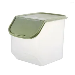 Storage Bottles Dried Food Box Dustproof Organization Boxes Rice Beans Container Rices Bucket With Measuring Cup Coffee