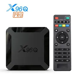 X96Q TV Box Android 10 Allwinner H313 Quad Core 2GB 16GB 4K 60FPS TVBOX WIFI Google Player YouTube X96 SET TOP BOX