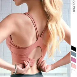 Bustiers Corsets 2022 Kırık Köprü Güzellik Arka Spor Sütyen Kadınlar Çift Taraflı Jin Uzun Ayarlanabilir Yoga İç Çamaşırı