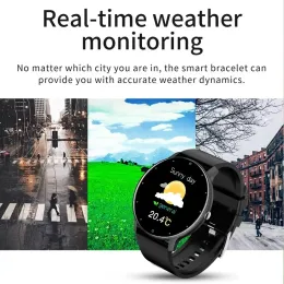 Passagnello Smartwatch Smart Watch Fitness Bracciale Pressione ariattistica Monitoraggio cardio Bracciale Uomini per iOS Android