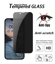 Full Cover Anti Peeping Film Privacy Screen Protector for iPhone 14 Pro Max 11 12 13 Mini High-Sensitivity XR XS Phone Protective Tempered Glass