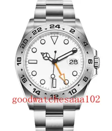 Klassische Serie neue Version Herrenmode-Armbanduhren 42 mm schwarzes weißes Zifferblatt 216570 226570 16570 Automatisches ETA 2813-Uhrwerk Edelstahlarmband Herrenuhren