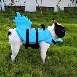 Dog Apparel Pet Swimsuit Life Vest Small Dogs Jacket Chin Tail Style Big Clothes Swimwear Supplies