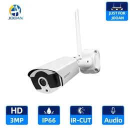 Dome Kameralar 3.0MP WiFi IP Açık Hava Kızılötesi Gece Görme Güvenlik Video Gözetim Ses Kayıt Kablosuz JOOAN NVR 221108