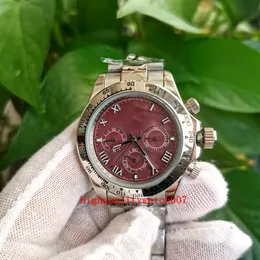 Topseller Orologio da uomo eccellente 40MM Platinum Fritillary Champagne Dial 116509 Automatic NO Chronograph 2813 Orologi da uomo con cinturino meccanico in acciaio inossidabile