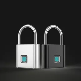 New Fingerprint Lock Fingerprint Lock Intelligent Keyless IP65 Dustproof Design Anti-Theft Water Proof Door Lock Padlock Bad In Drop Sh307U