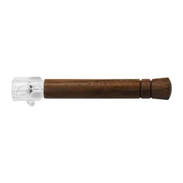 Sigara Boruları Cournot Ahşap Cam Bir vurucu düz duman boru uzunluğu 3 86 inç Sıkıştırılabilir Sigara Tütün Sığınak Aksesuarları Dro DHVCT