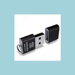 Diğer Sürücüler Depolar Taşınabilir Mini USB 2 0 Mikro SD TF TFLASH Hafıza Kartı Okuyucu Adaptörü Flash Drive Toptan Siyah Damla Teslim Dhqpk