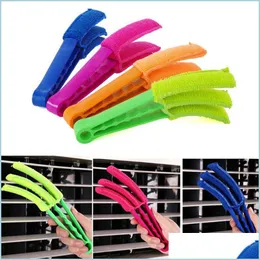 Cleaning Brushes Louver Cleaning Brush 3Blades Window Blinds Air Conditioning Cleaner Shutter Home Office Dust Brushes Drop Delivery Dhjti