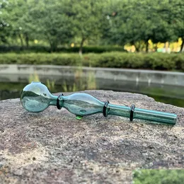 Andra rökningstillbehör Cournot Novel Alien Style Glass Hand Pipe Hookah Rökning Tobakshandtag Rör Sked Herb Oil Rigs Bubble DHGBS