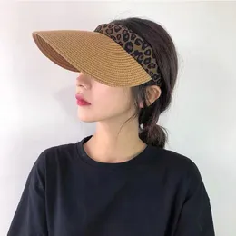 Козырьки солнцезащитные шляпы для женщин леопардовый козырек