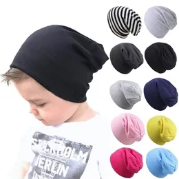 Caps Hüte Beanieskull Mode modische Farbe Kinder Kleinkind Baby Jungen Mädchen Kind Baumwolle weich warm