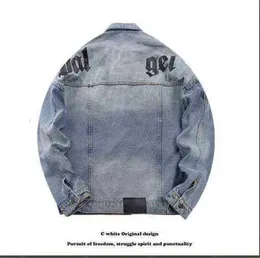 Erkek Ceketler Tasarımcı Erkek Kadın Tasarımcıları Hoodies Womens 2021 Kot Palms Dış Giyim Paltoları Jean Uzun Kollu Hip Hop Sokak Giyim SFSDF