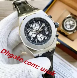 Super Quality Men Watch 904L Steel Blue Black Ceramic Sapphire Luminous Montre de Luxe Męskie zegarki kwarcowe ruch 42 mm na rękę