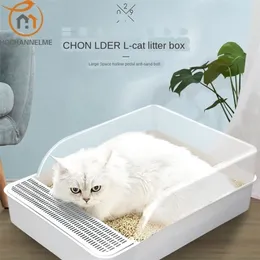 Diğer Kedi Malzemeleri Çöp Kutusu Havzası Tuvalet Yarı Kapalı Plaka Kare Dung Pet -toilet-Eğitim-Kit 221108