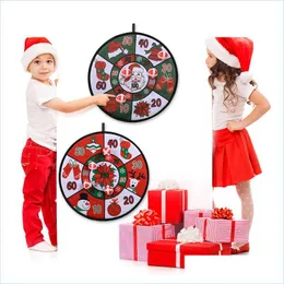 Decorazioni natalizie palloni natalizi set di giochi da tavolo da tavolo per Natale bambini con 4 set di famiglie sicuri appiccicosi drop drop home giardino festive dh7jx