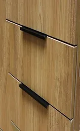 96MM 128MM 160MM Modern simple cabinet door edge sealing handles antique black drawer dresser hide pull knob 5quot 63quot mat5950361