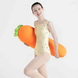 Sahne Giyim Sevimli Bale Dans Tulumu Kadın Sırtsız Jimnastik Leotard Lirik Dans Giyeri Klasik Kostüm Yoga Bodysuit JL3355