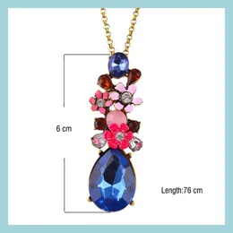 Pendant Necklaces Necklaces Pendants Crystal Diamond Beautifly Bohemian Rhinestone Long Charms Chains Drop Delivery Jewelry Dhohl