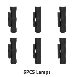 6pcs LED Duvar Işıkları 12V 24V 3W LED Çift Kafa Aydınlatma Lambaları Dış Spot Bahçesi Yukarı ve Aşağı 15 Derece Light1112008