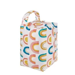 Bezi Çantalar Çuvallar Happyflute Baby Pods Yeniden Kullanılabilir Su Geçirmez Moda Baskıları Islak Bez Islak Çanta Mums Depolama Seyahat Nappy 221107