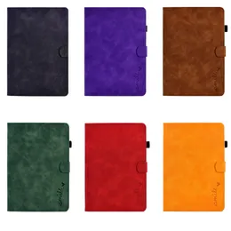 Fashion Smile Leather Wallet Cases For Ipad 10.9 2022 10.9inch Heart Love Ancient Vintage Old Business ID Card Slot Holder Flip Cover Book Kickstand Pouch Purse