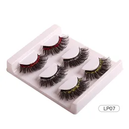 Handmade Reusable Glitter False Eyelashes Naturally Soft and Delicate Curly Thick Sequined Fake Lashes Messy Crisscross Eyelashes Extensions Makeup