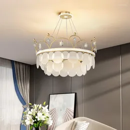 Lampadari Lampadario moderno Led Nordic Luxury Petalo Calda camera da letto romantica Soggiorno Sala da pranzo Apparecchi di illuminazione