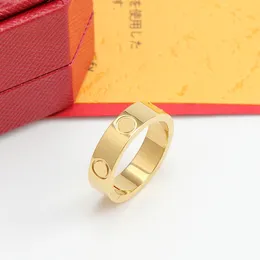 2022 klasyczna moda nowy gorący pierścionek miłosny projektant śruba pierścień dla kobiet mężczyzna luksusowe akcesoria tytanowa stal nigdy nie znikną biżuteria dla zakochanych prezent size5-11