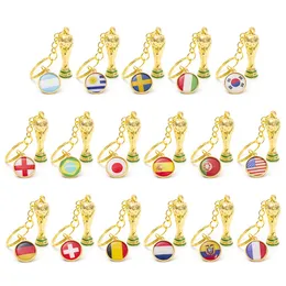 الجملة Hercules Keychain World Cup Football Country Country Flag Keychains Collection