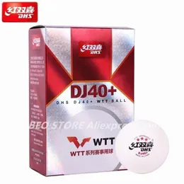 كرات تنس الطاولة DJ40 3STAR WTT مسابقة ITTF 3 Star Materials البلاستيك ABS الأصلي الكرة PING 221108