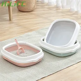 Altre Forniture per Gatti HILIFE 1 Set Vassoio per Cani con Paletta Toilette Anti-Spruzzo Lettiera per Animali Domestici Padella per Escrementi Sabbia per Addestramento 221108