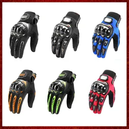 ST108 Motorcycle Gloves Wearable Moto Motocross Breath Touch Screen Racing Motorbike Bicycle Protective Gears Summer Blue Glove