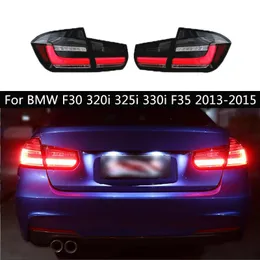 Bil LED-bakljusmontering Turn Signal Fog Brake Light för BMW F30 320I 325I 330I F35 2013-2015 Bakre lampa Belysningstillbehör