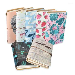 دفتر كتيب A6 Sweet Diary Blank/Kraft Paper PU-SNAP MANUAL CROMENT ORNEST