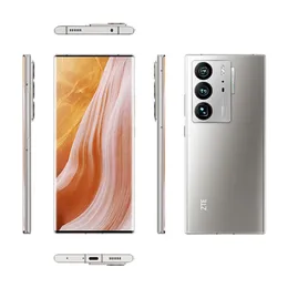 ORIGINAL OPPO ZTE AXON 40 Ultra 5G Mobiltelefon 12 GB RAM 256 GB ROM Snapdragon 8 Gen1 64MP NFC 5000MAH Android 6.8 "Full Curved Display Fingeravtryck ID FACE CEL TELEFON